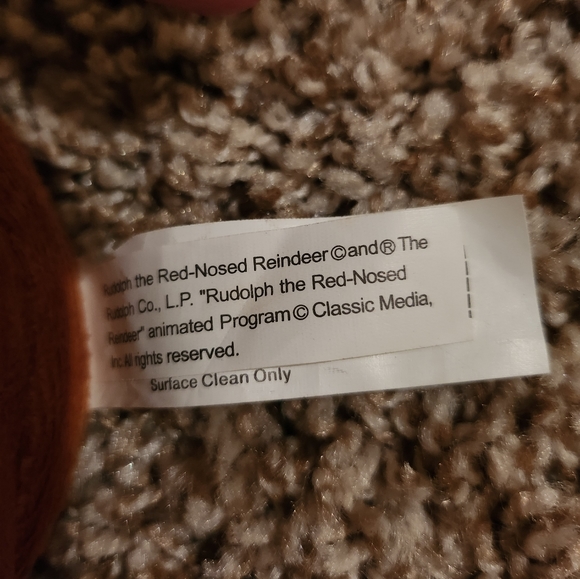 2007 Ruldolph the Red Nosed Reindeer singing plush, by Gemmy - Picture 3 of 4